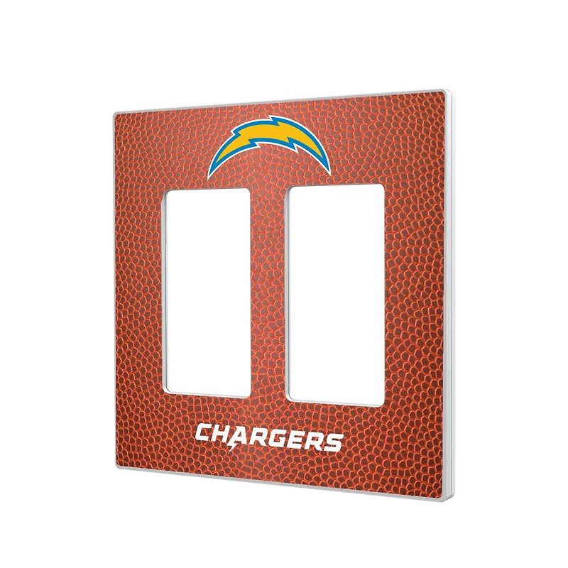 Los Angeles Chargers Football Design Double Rocker Light Switch Plate