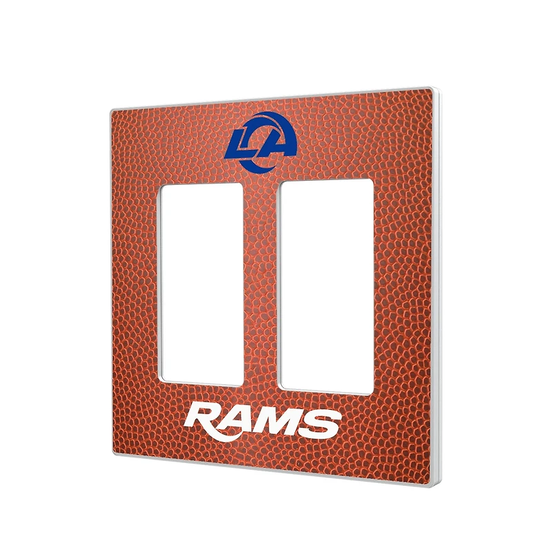 Los Angeles Rams Football Design Double Rocker Light Switch Plate