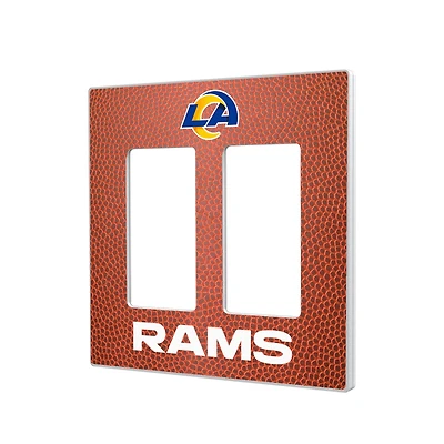 Los Angeles Rams Football Design Double Rocker Light Switch Plate