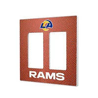 Los Angeles Rams Football Design Double Rocker Light Switch Plate