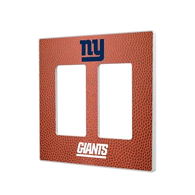 New York Giants Football Design Double Rocker Light Switch Plate