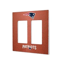 New England Patriots Football Design Double Rocker Light Switch Plate