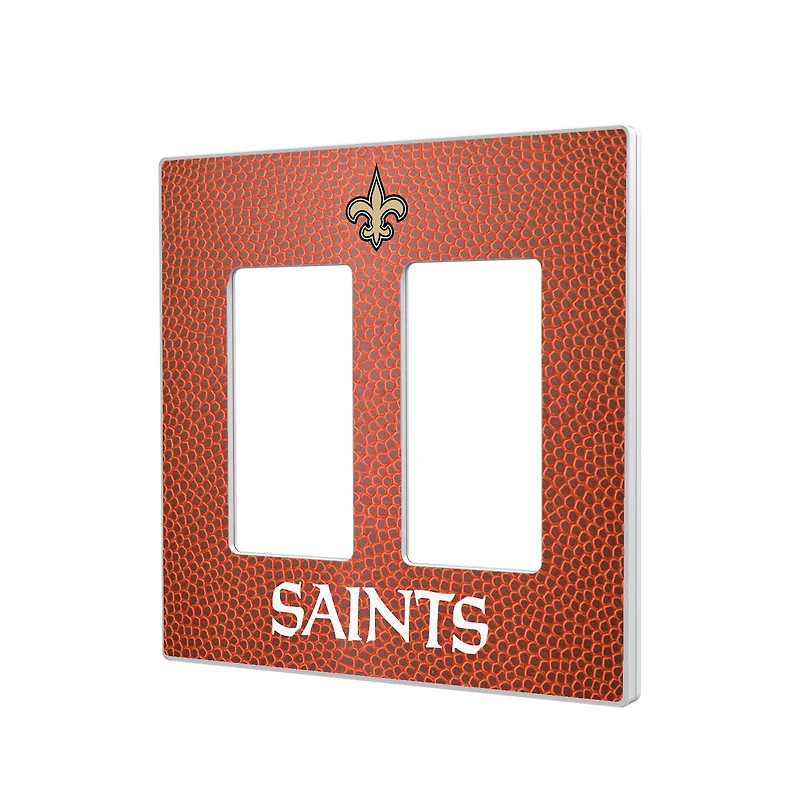 New Orleans Saints Football Design Double Rocker Light Switch Plate