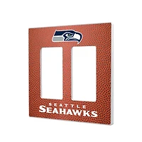 Seattle Seahawks Football Design Double Rocker Light Switch Plate