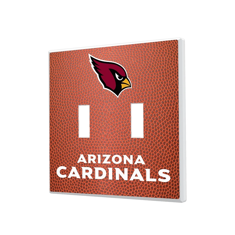 Arizona Cardinals Football Design Double Toggle Light Switch Plate