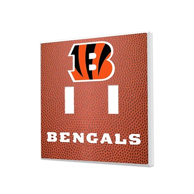 Cincinnati Bengals Football Design Double Toggle Light Switch Plate