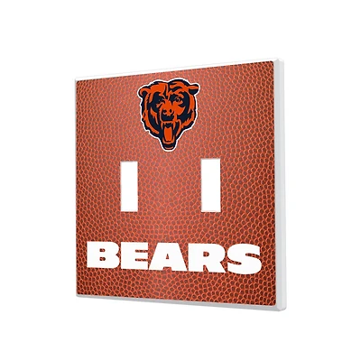 Chicago Bears Football Design Double Toggle Light Switch Plate