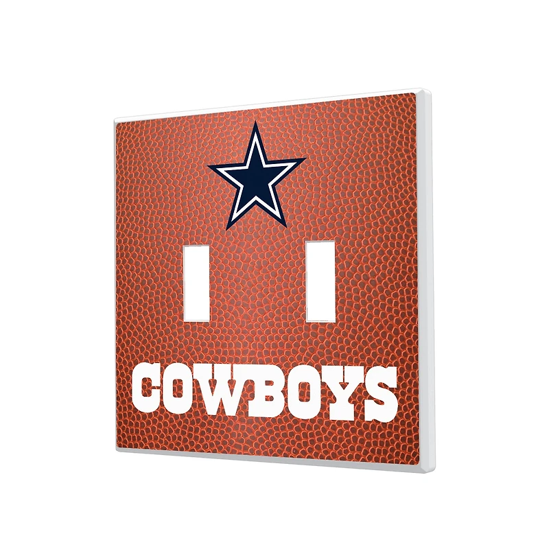 Dallas Cowboys Football Design Double Toggle Light Switch Plate
