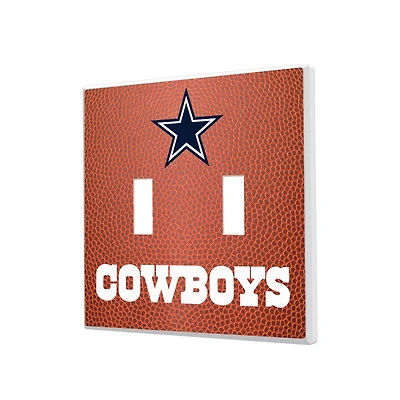 Dallas Cowboys Football Design Double Toggle Light Switch Plate