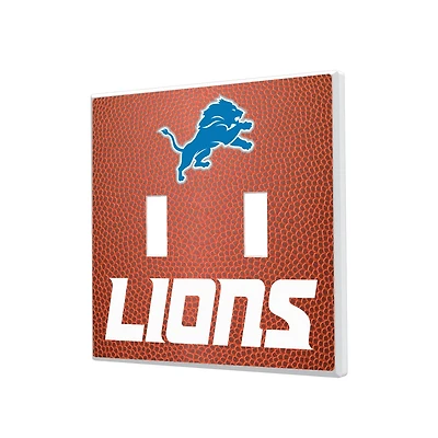 Detroit Lions Football Design Double Toggle Light Switch Plate