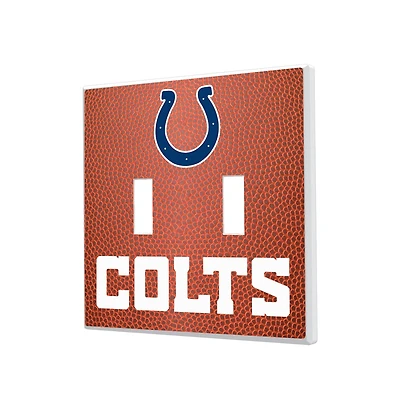 Indianapolis Colts Football Design Double Toggle Light Switch Plate