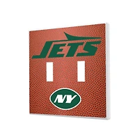 New York Jets Football Design Double Toggle Light Switch Plate