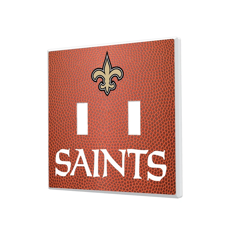 New Orleans Saints Football Design Double Toggle Light Switch Plate