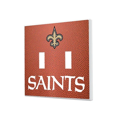 New Orleans Saints Football Design Double Toggle Light Switch Plate