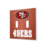 San Francisco 49ers Football Design Double Toggle Light Switch Plate