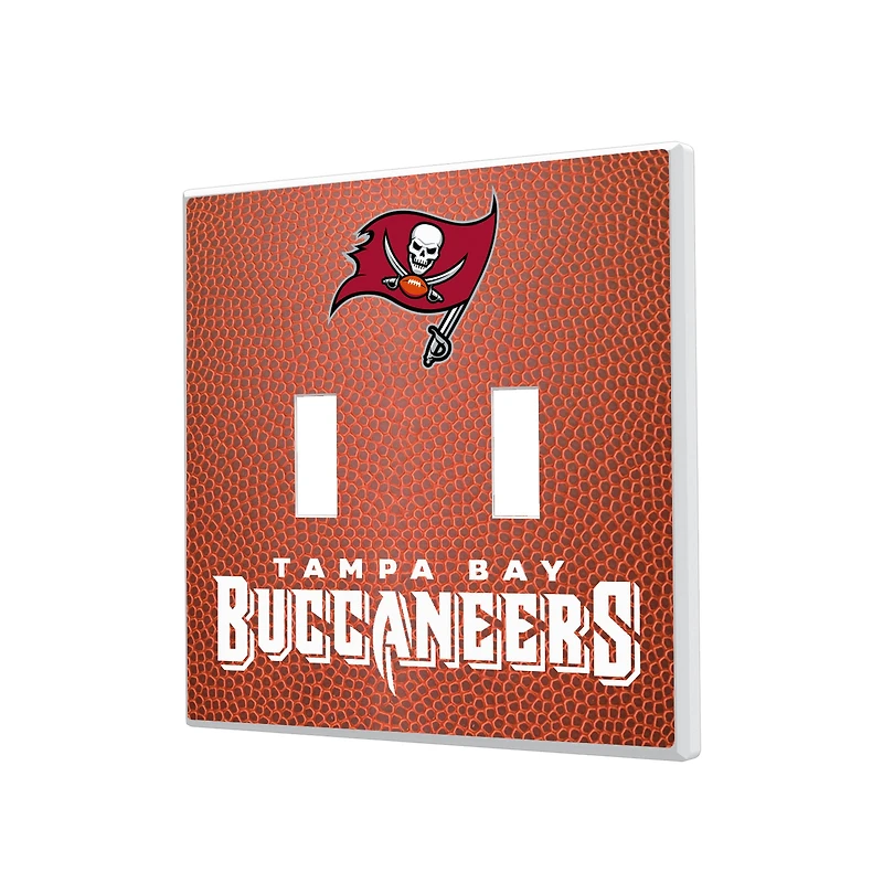 Tampa Bay Buccaneers Football Design Double Toggle Light Switch Plate