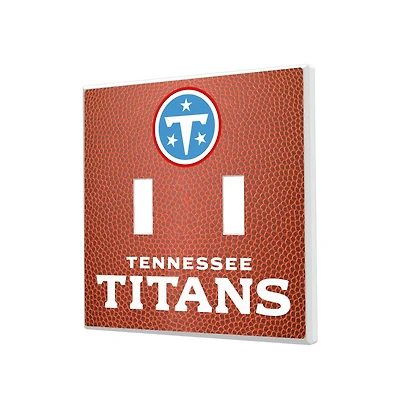 Tennessee Titans Football Design Double Toggle Light Switch Plate
