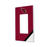 Arizona Cardinals Diagonal Stripe Single Rocker Light Switch Plate