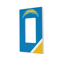 Los Angeles Chargers Diagonal Stripe Single Rocker Light Switch Plate