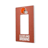 Cleveland Browns Football Design Single Rocker Light Switch Plate
