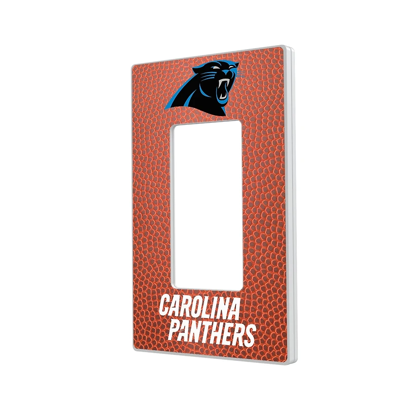 Carolina Panthers Football Design Single Rocker Light Switch Plate