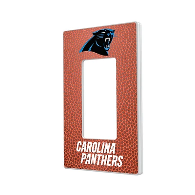 Carolina Panthers Football Design Single Rocker Light Switch Plate