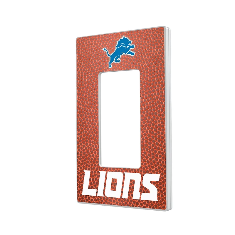 Detroit Lions Football Design Single Rocker Light Switch Plate
