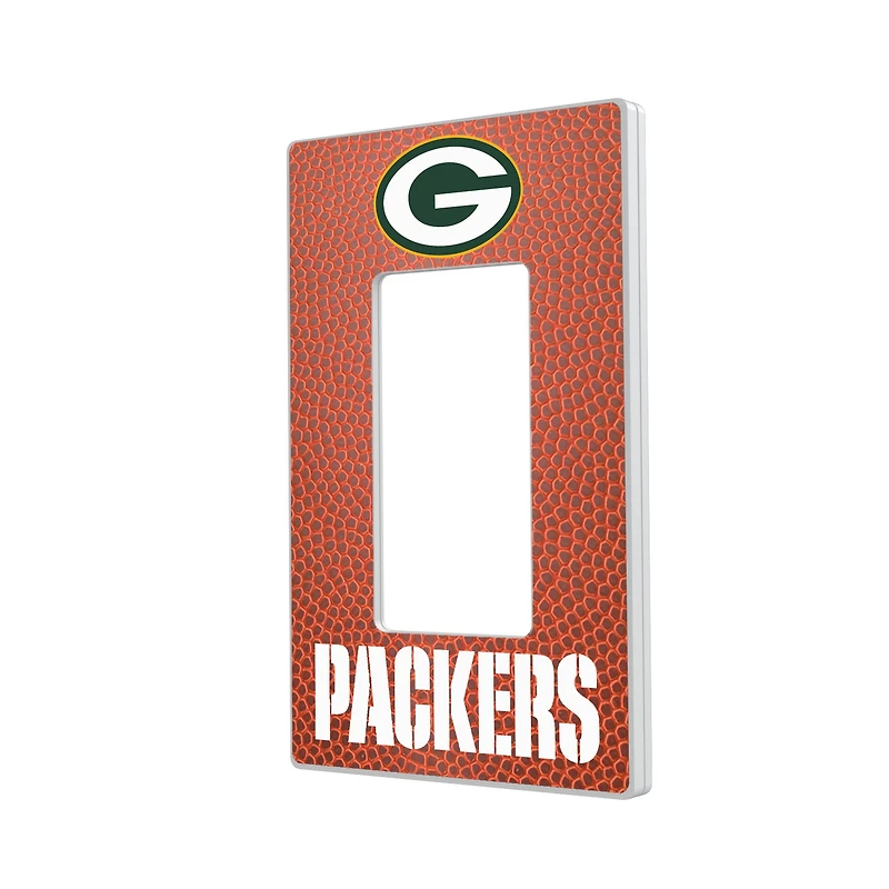 Green Bay Packers Football Design Single Rocker Light Switch Plate