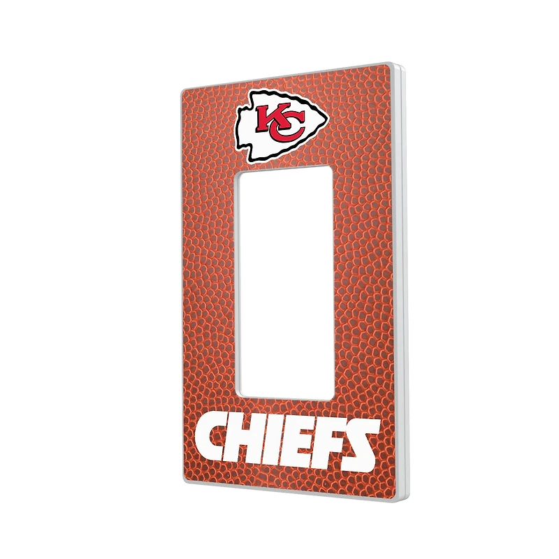 Kansas City Chiefs Football Design Single Rocker Light Switch Plate