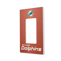 Miami Dolphins Football Design Single Rocker Light Switch Plate