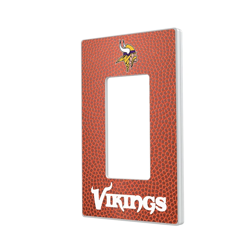 Minnesota Vikings Football Design Single Rocker Light Switch Plate
