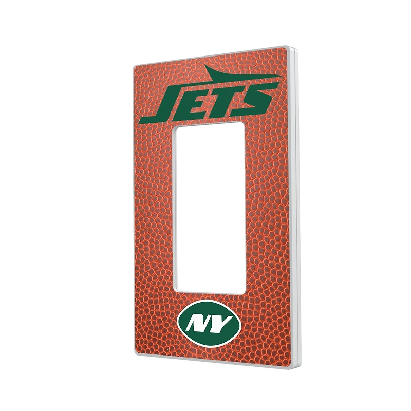 New York Jets Football Design Single Rocker Light Switch Plate