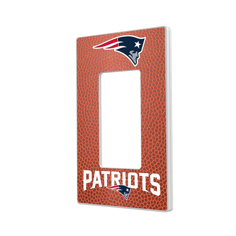 New England Patriots Football Design Single Rocker Light Switch Plate