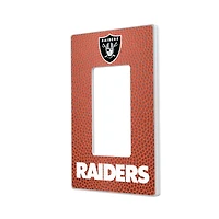 Las Vegas Raiders Football Design Single Rocker Light Switch Plate