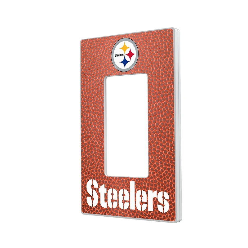 Pittsburgh Steelers Football Design Single Rocker Light Switch Plate