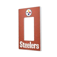 Pittsburgh Steelers Football Design Single Rocker Light Switch Plate