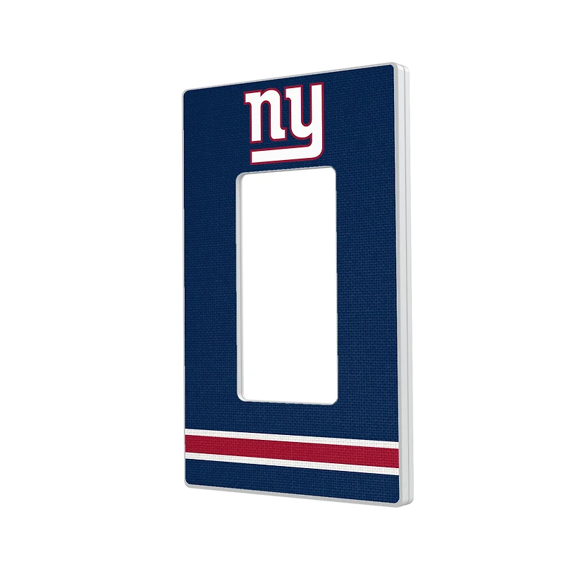 New York Giants Stripe Single Rocker Light Switch Plate