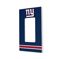 New York Giants Stripe Single Rocker Light Switch Plate