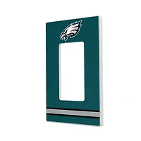 Philadelphia Eagles Stripe Single Rocker Light Switch Plate
