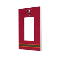Tampa Bay Buccaneers Stripe Single Rocker Light Switch Plate