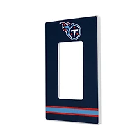 Tennessee Titans Stripe Single Rocker Light Switch Plate