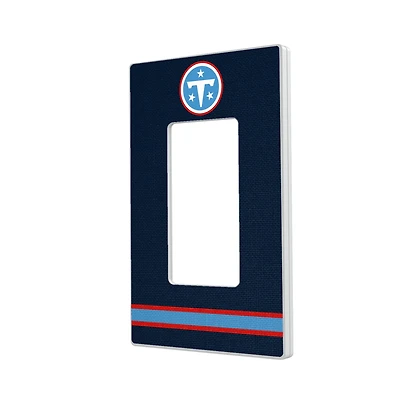 Tennessee Titans Stripe Single Rocker Light Switch Plate