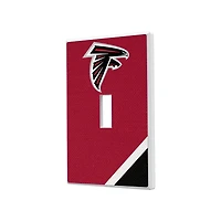 Atlanta Falcons Diagonal Stripe Single Toggle Light Switch Plate