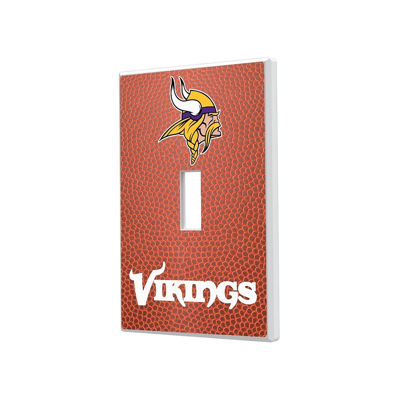 Minnesota Vikings Football Design Single Toggle Light Switch Plate