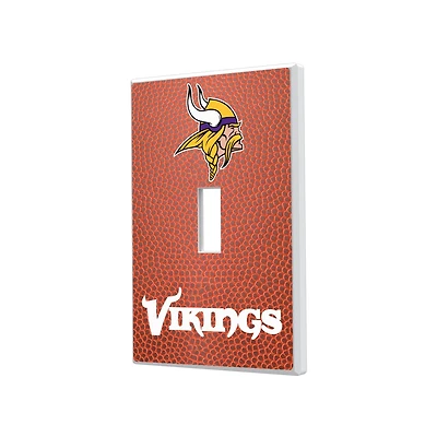 Minnesota Vikings Football Design Single Toggle Light Switch Plate