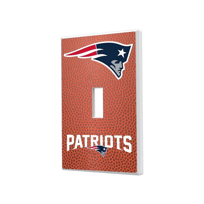 New England Patriots Football Design Single Toggle Light Switch Plate
