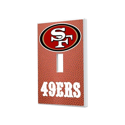 San Francisco 49ers Football Design Single Toggle Light Switch Plate