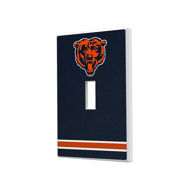 Chicago Bears Stripe Single Toggle Light Switch Plate