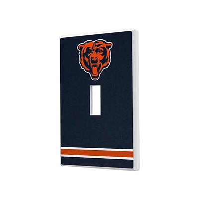 Chicago Bears Stripe Single Toggle Light Switch Plate