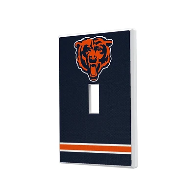 Chicago Bears Stripe Single Toggle Light Switch Plate
